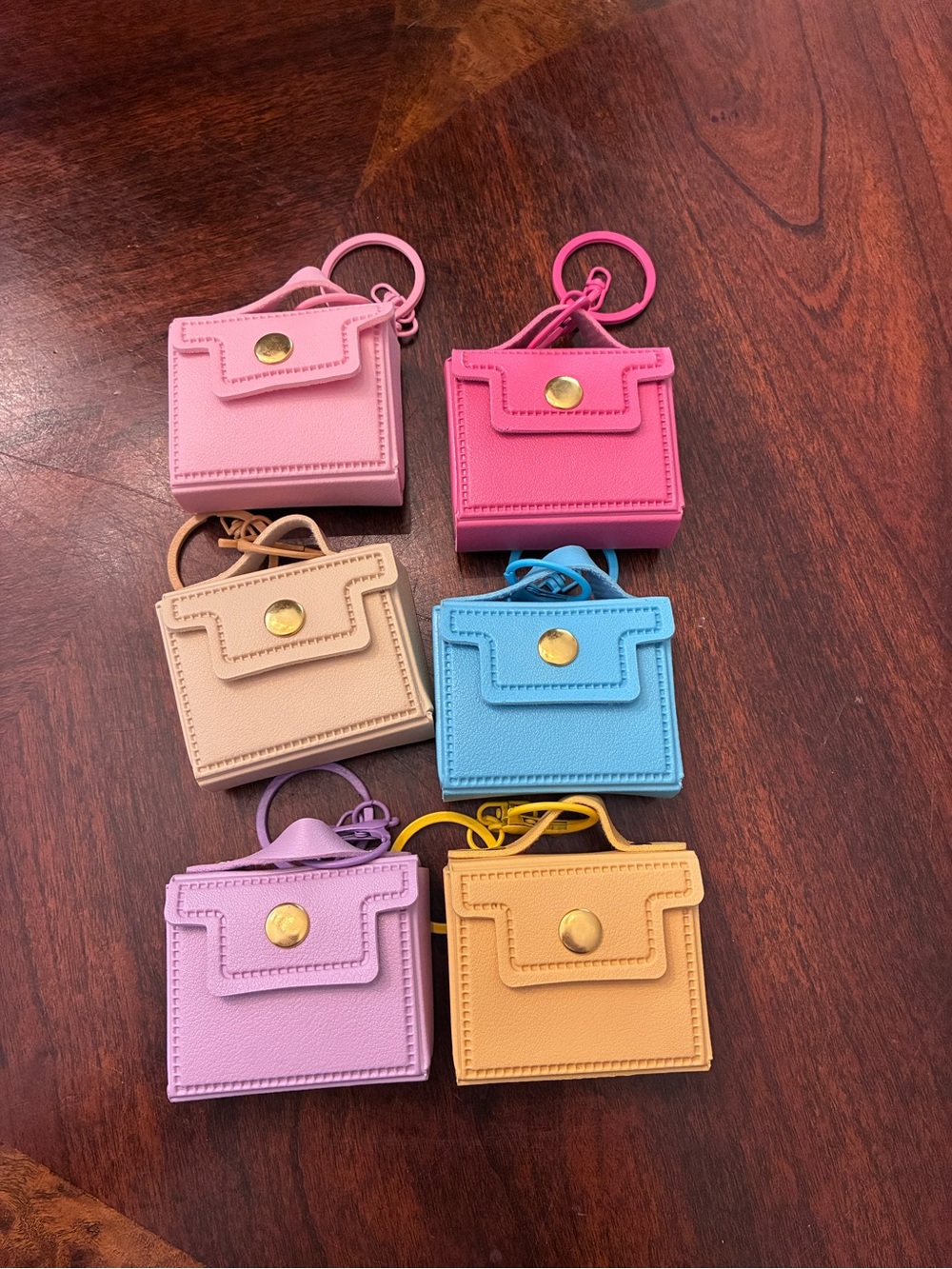 Mini Purse Bag Charm Key Ring
